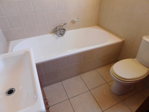 Bathroom area of Olivedale - Self catering Accommodation Fish Hoek