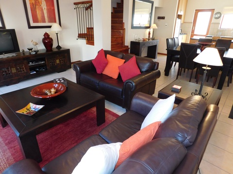 Lounge and dining area of Olivedale - Self Catering Accommodation Fish Hoek